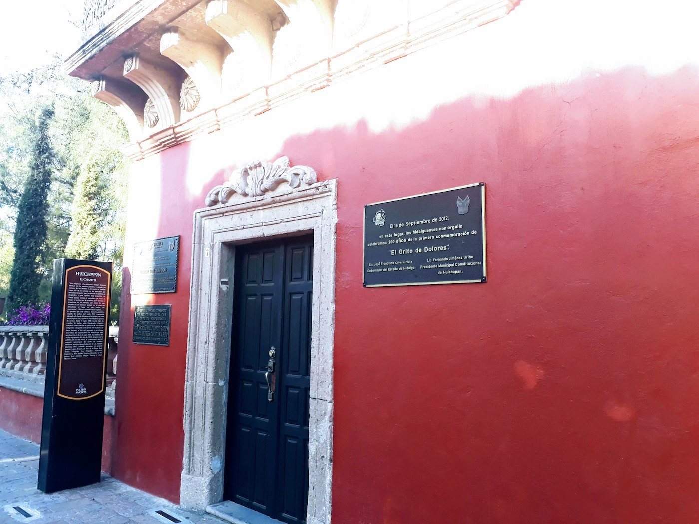 El chapitel en Huichapan, Hidalgo, Grito de Dolores